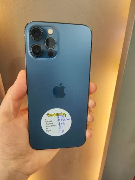 İkinci El iPhone 12 Pro Max 128 GB Mavi Görseli - 1