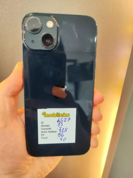 Apple iPhone 13 128 GB Mavi - İkinci El, Pil %89 - İkinci El
