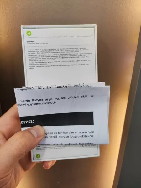 Sıfır iPhone 15 128 GB Mavi - 24 Ay Garantili + Hediyeler Görseli - 2