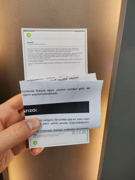Apple iPhone 15 Mavi 128 GB Sıfır Distribütör Garantili Görseli - 2