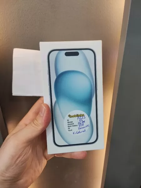 Apple iPhone 15 128 GB Mavi - Sıfır Kapalı Kutu