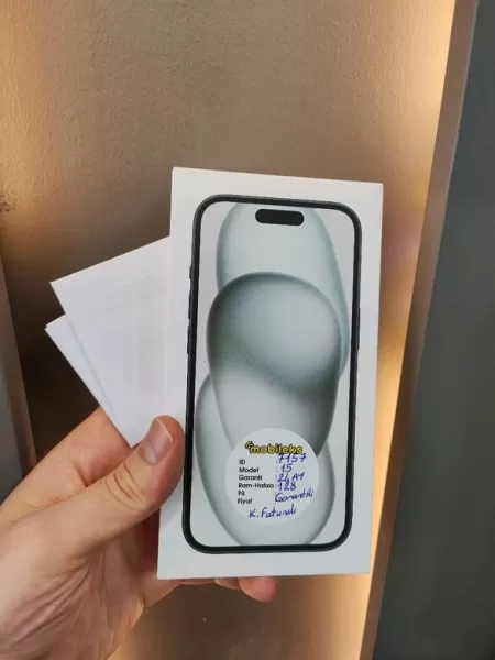 iPhone 15 128 GB Siyah - Sıfır Kapalı Kutu