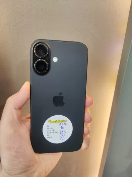İkinci El Apple iPhone 16 128 GB Siyah - İkinci El