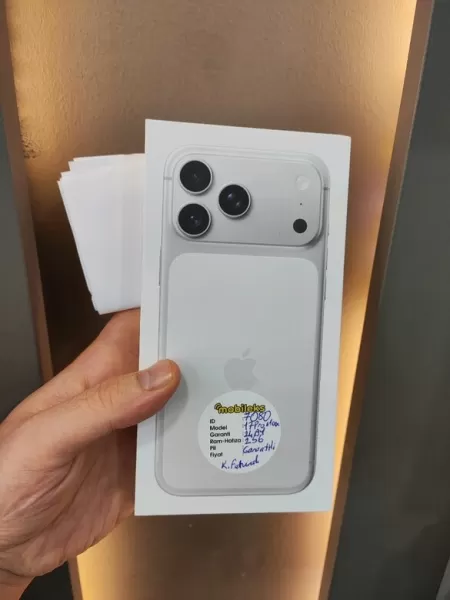24 AY GARANTİLİ İPHONE 17 PRO MAX 256 GB 120500 TL - Sıfır Kapalı Kutu